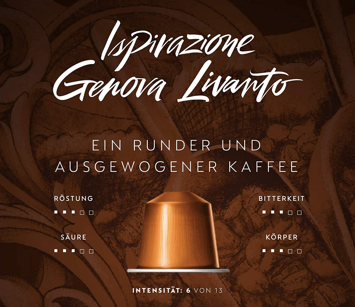 Nespresso - Ispirazione - Genova Livanto- Coffee Capsule - Sleeve Of 10