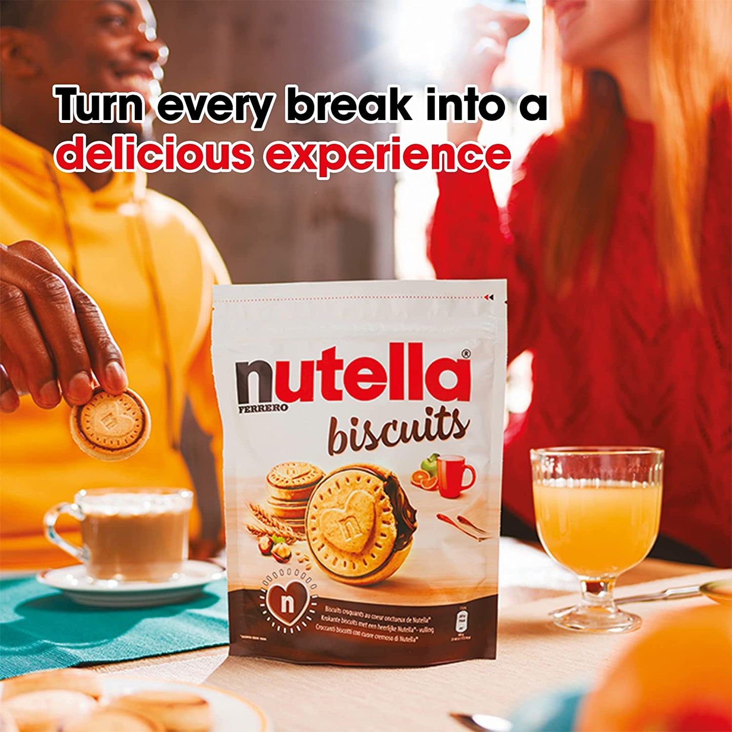 Nutella biscuits - Resealable Bag - 304 Gm