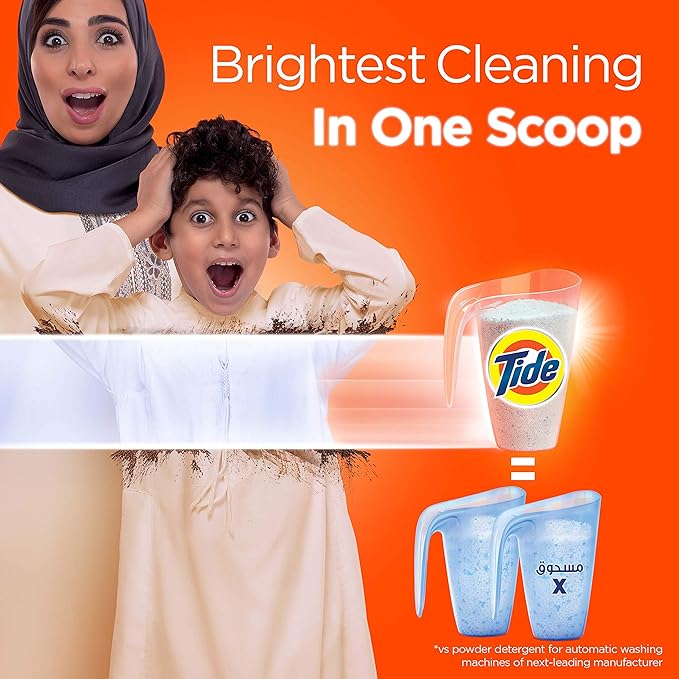Tide - Detergent Powder - Top Load - Fast Action - Original Scent - 2.5Kg