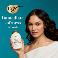 OGX - Nourishing - Coconut Milk - Moisturizing Shampoo - Hydrating & Restoring Shampoo - For Softer Hair - Paraben-Free, Sulfate-Free Surfactants - 13 fl. oz