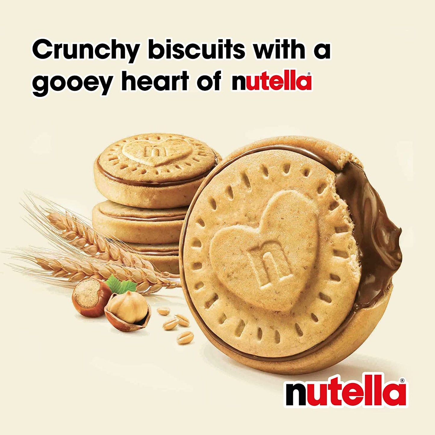 Nutella biscuits - Resealable Bag - 304 Gm