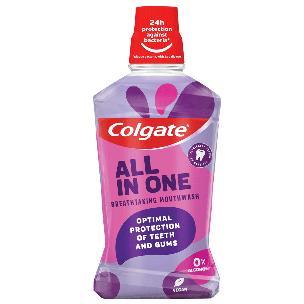 Colgate - ALL IN ONE - Breath Taking Mouth Wash - (1X12) 500ml