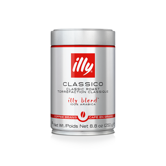Illy - Classico - Roast Coffee - Whole Beans - Mild & Balanced - 250 gm