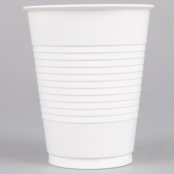 6 Oz - Milky Cup - White Plastic Cup
