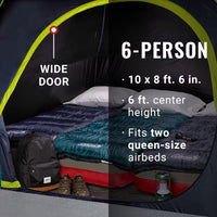 Coleman - 6-Person Dark Room™ Skydome™ Camping Tent