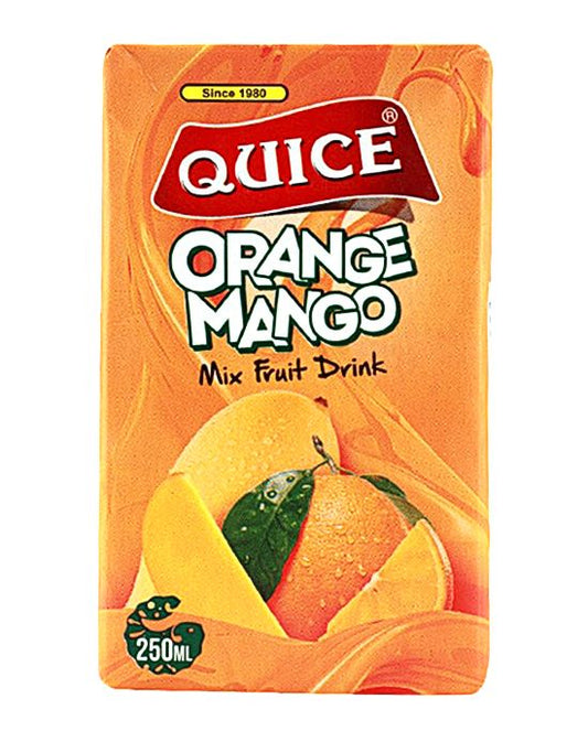 Quice - Orange Mango Fruit Drink - 250 ML - Pack of 24