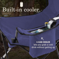 Coleman - Quad Camping Chair With Built-In 4-Can Cooler