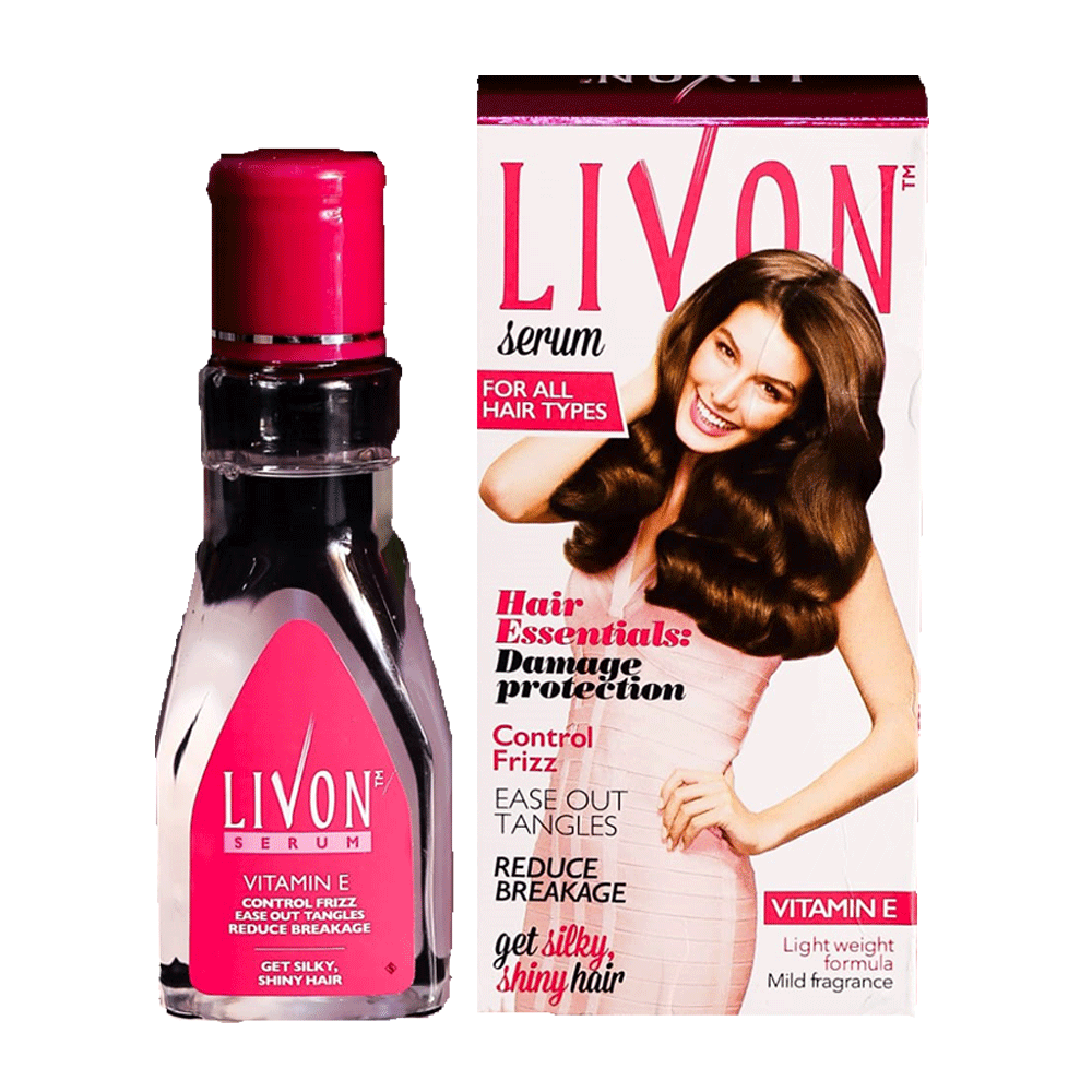Livon  - Hair Essentials Serum - For Damage Protection & Frizz Control - 100 ML