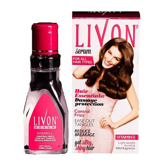 Livon  - Hair Essentials Serum - For Damage Protection & Frizz Control - 100 ML