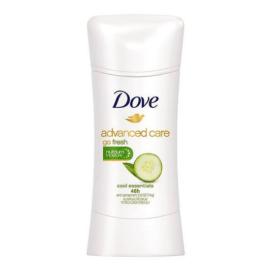 Dove - Advanced Care - Cool Essentials - Antiperspirant - Deodorant Stick - 2.60 oz (76gm)