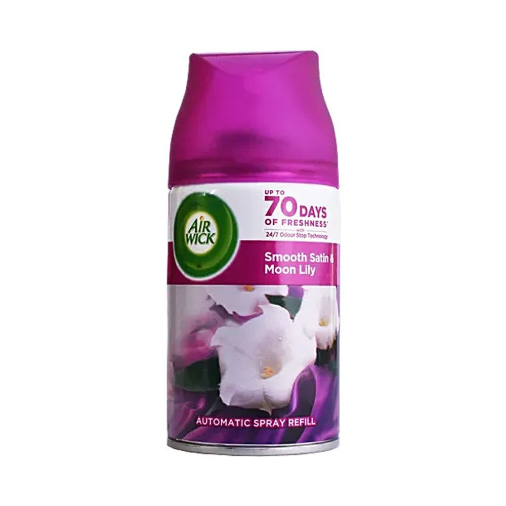 Airwick - Automatic Refill - Smooth Satin & Moon Lily - Air Freshener - Room Spray - 250ml