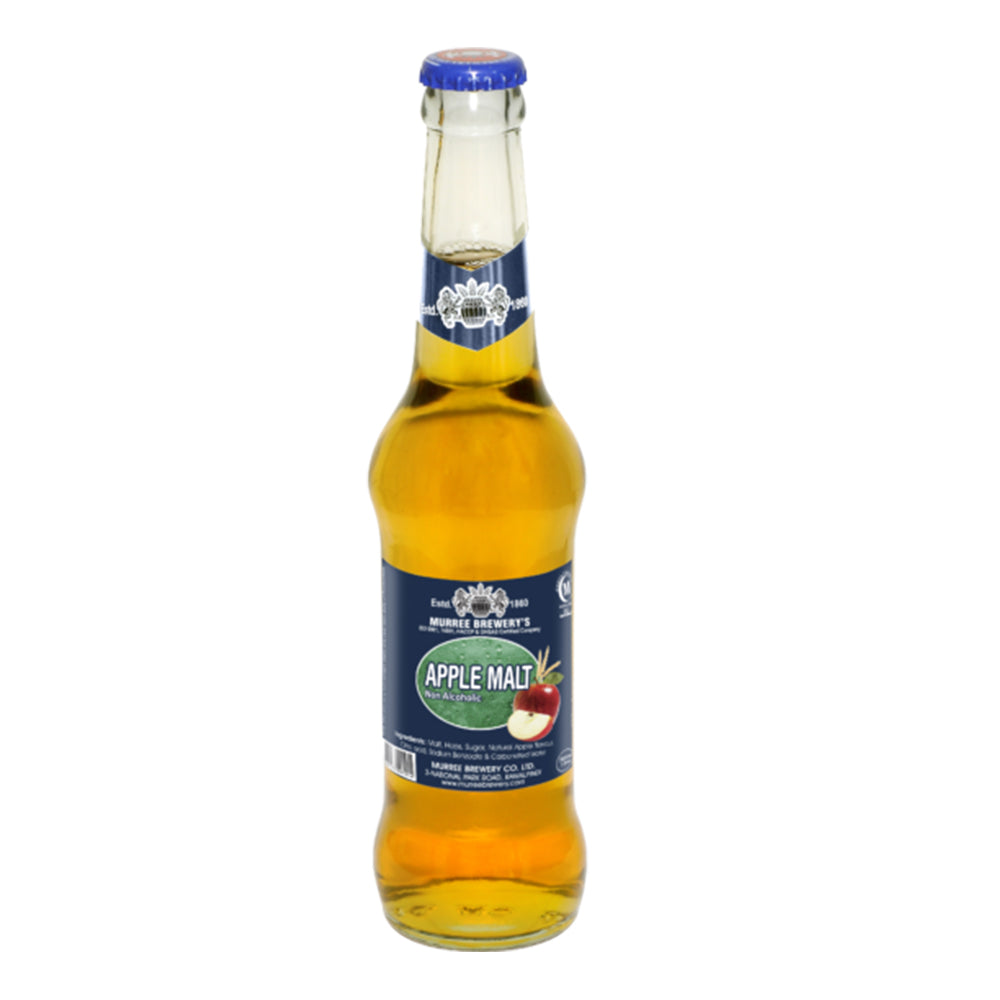 Muree Brewery - Apple - Malt - Bottles - Non-Alcohol - 250 ML - (1 Ctn - 24 Pcs)