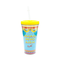Coco Straw Tumbler - (500ml)