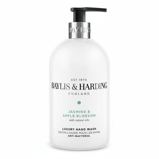 BAYLIS & HARDING - LUXURY HAND WASH - Jasmine & Apple Blossom - 500ml