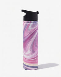 Pink Marble Pattern Insulated Sports Water Bottle - 500ml