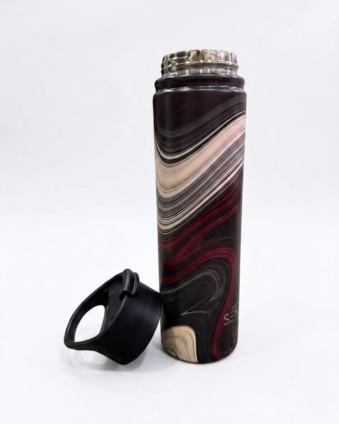 Marble Pattern Insulated Sports Water Bottle - 500ml
