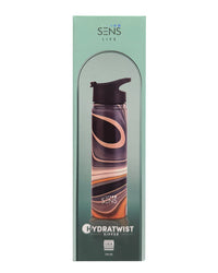 Abstract Marble Pattern Insulated Sports Water Bottle - 500ml