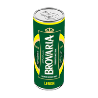 Brovaria - Lemon Flavor - Malt - Non-Alcohol - 250 ML - 24 Cans