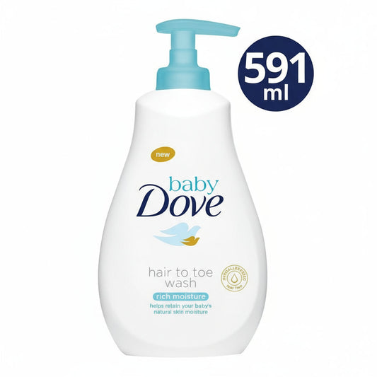 BABY DOVE - Hair to Toe Baby Wash - Rich Moisture - 591ml