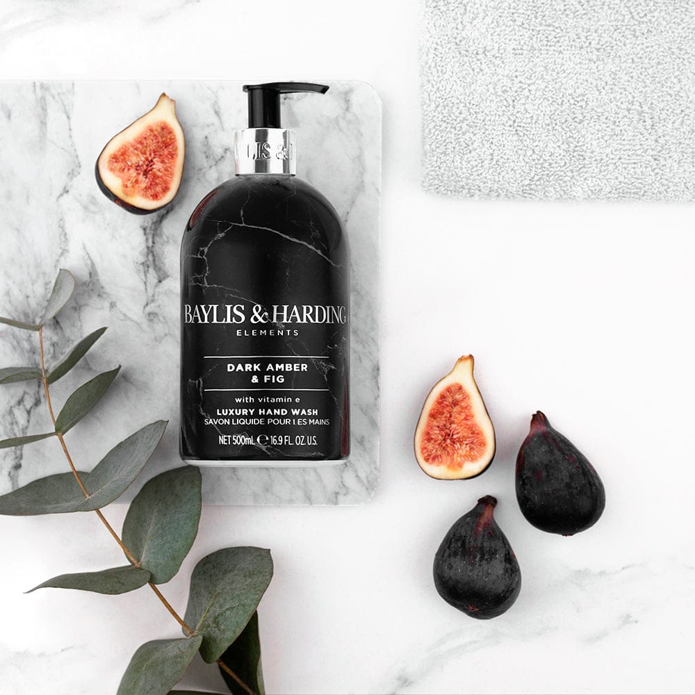 Baylis & Harding (B&H) - Elements - Dark Amber & Fig - Hand Wash - 500ml