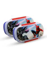 Bento Lunch Box M-2 Pack of 2 - (600ml) With Sticker