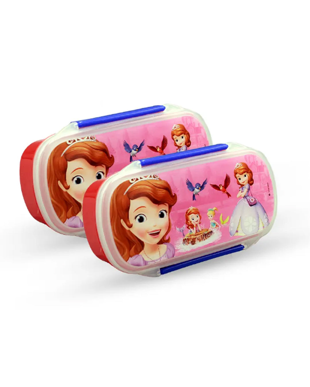 Bento Lunch Box M-2 Pack of 2 - (600ml) With Sticker