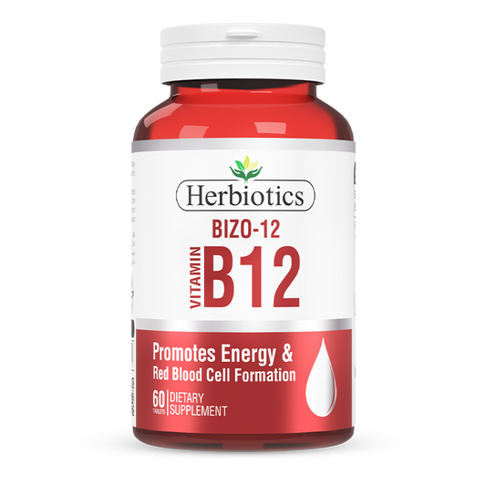 Herbiotics - Bizo-12 - Supplement - Standard Pack - Vitamin B12