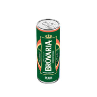 Brovaria - Peach Flavor - Malt - Non-Alcohol - 250 ML - 24 Cans