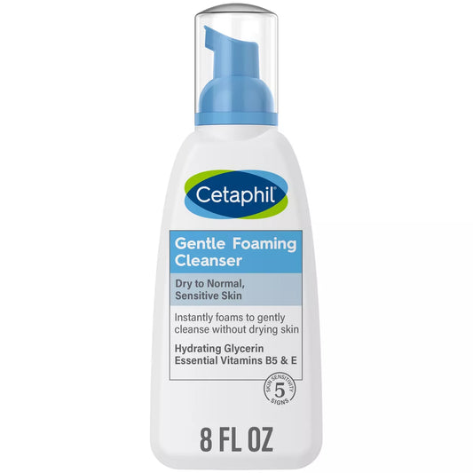 Cetaphil - Gentle Foaming - Facial Cleanser with Glycerin - Fragrance Free - 8 fl oz (236ml)
