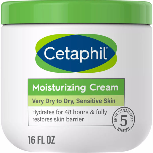 Cetaphil - Hydrating - Moisturizing Body Cream - Very Dry - Sensitive Skin - 16 fl oz (453g)