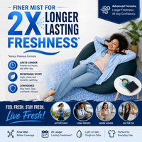 Febreze Fresh Linen Air Mist Spray, 185ml