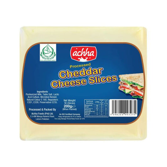 ACHHA - Cheddar Cheese Slice- 200 GM