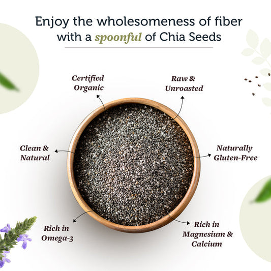 JB - Chia Seeds - Salvia Hispanica Seed - 1 KG - چیا سیڈز (imported)