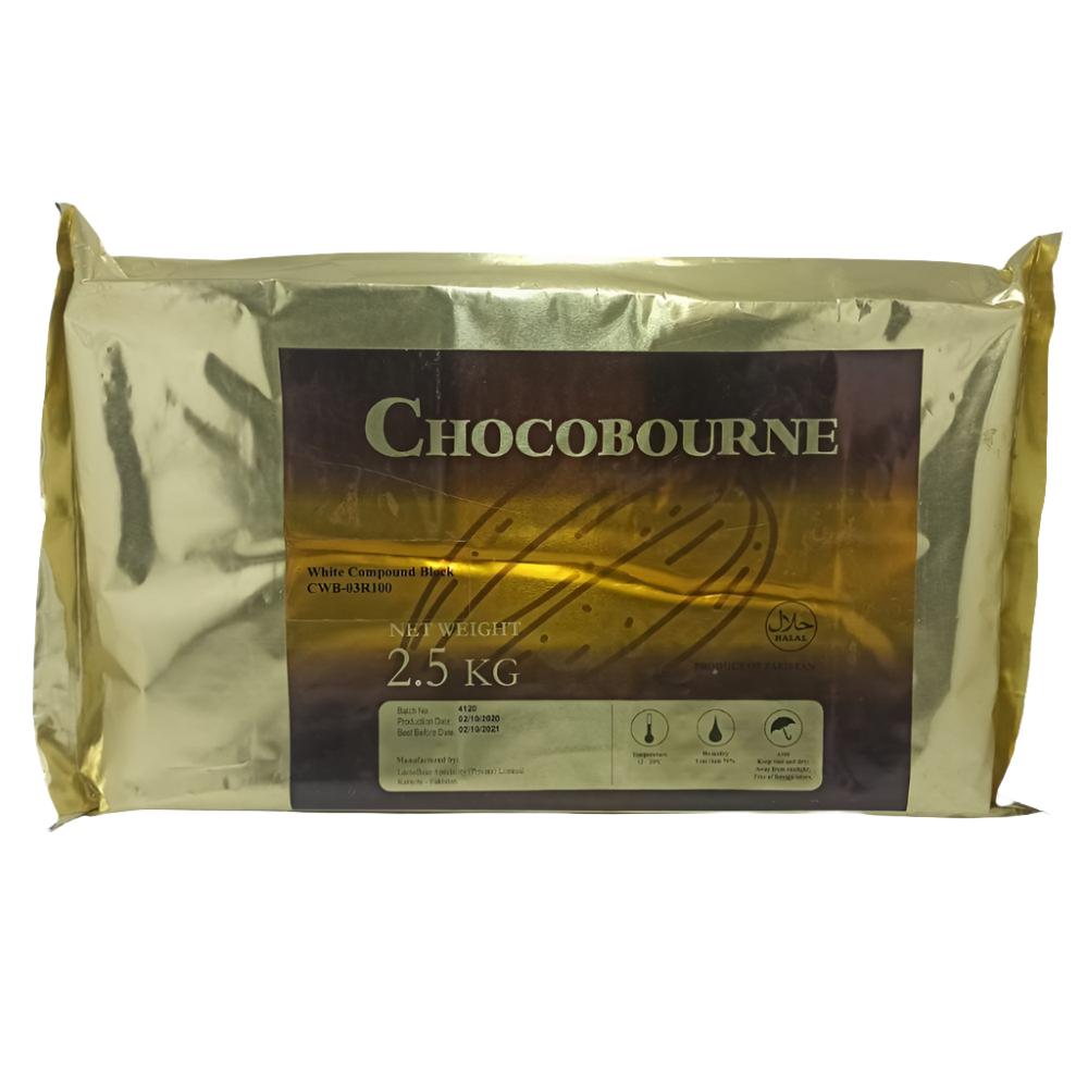 Lactobake - Chocobourne - White - Chocolate Slab - 2.5Kg