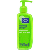 Clean & Clear - Morning Energy - Shine Control - Daily Facial Wash - Oil Free - 150ml