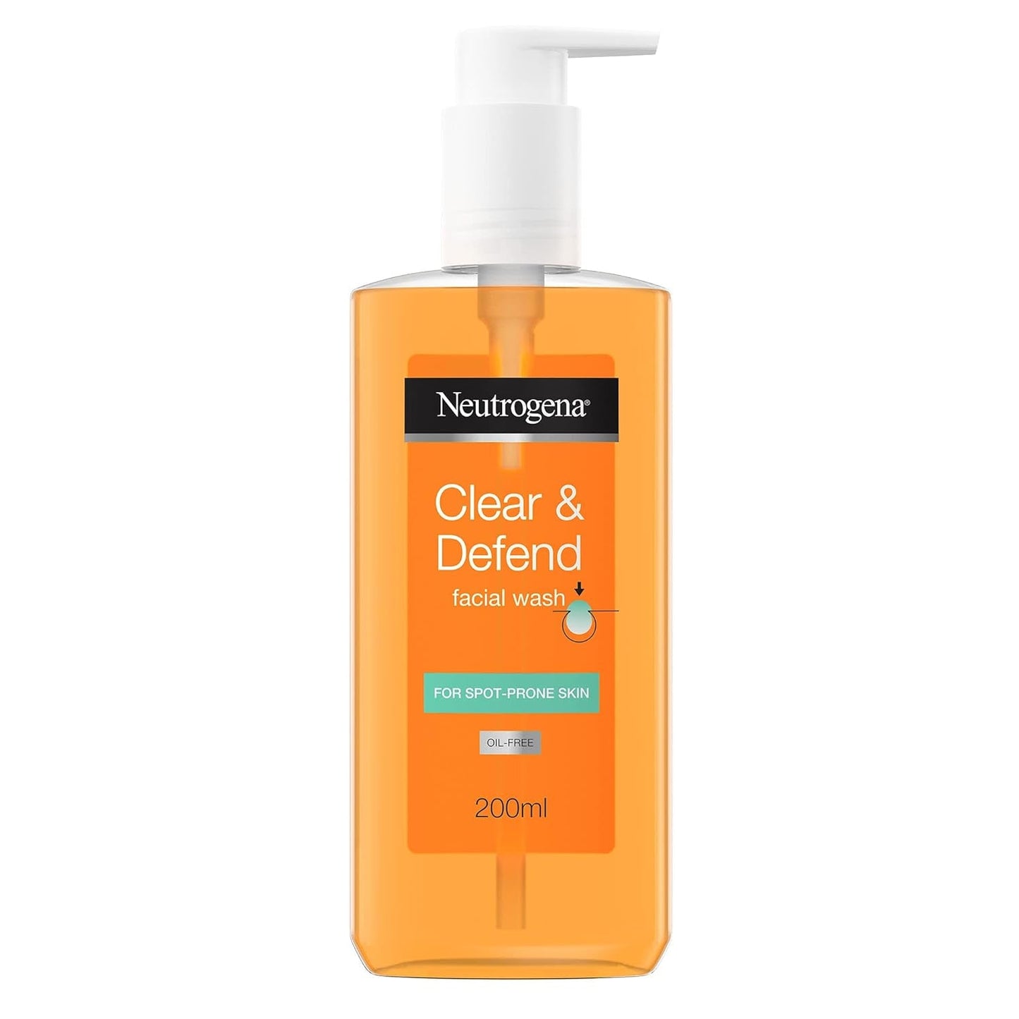 Neutrogena - Clear & Defend - Facial Wash - Oil Free - 200 ML