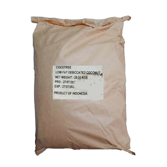 Cocotree - Thailand - Dried Coconut - Desiccated Coconut (Khopra) Low Fat - 25 KG - کھوپرا