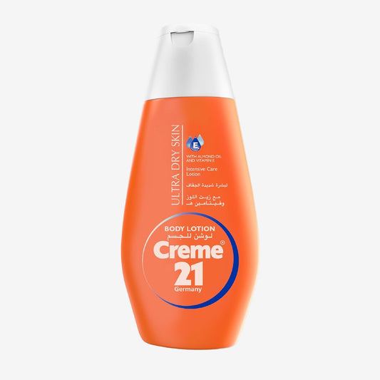 Creme 21 - Body Lotion - Ultra Dry Skin - 250ML - With Almond Oil & Vitamin E