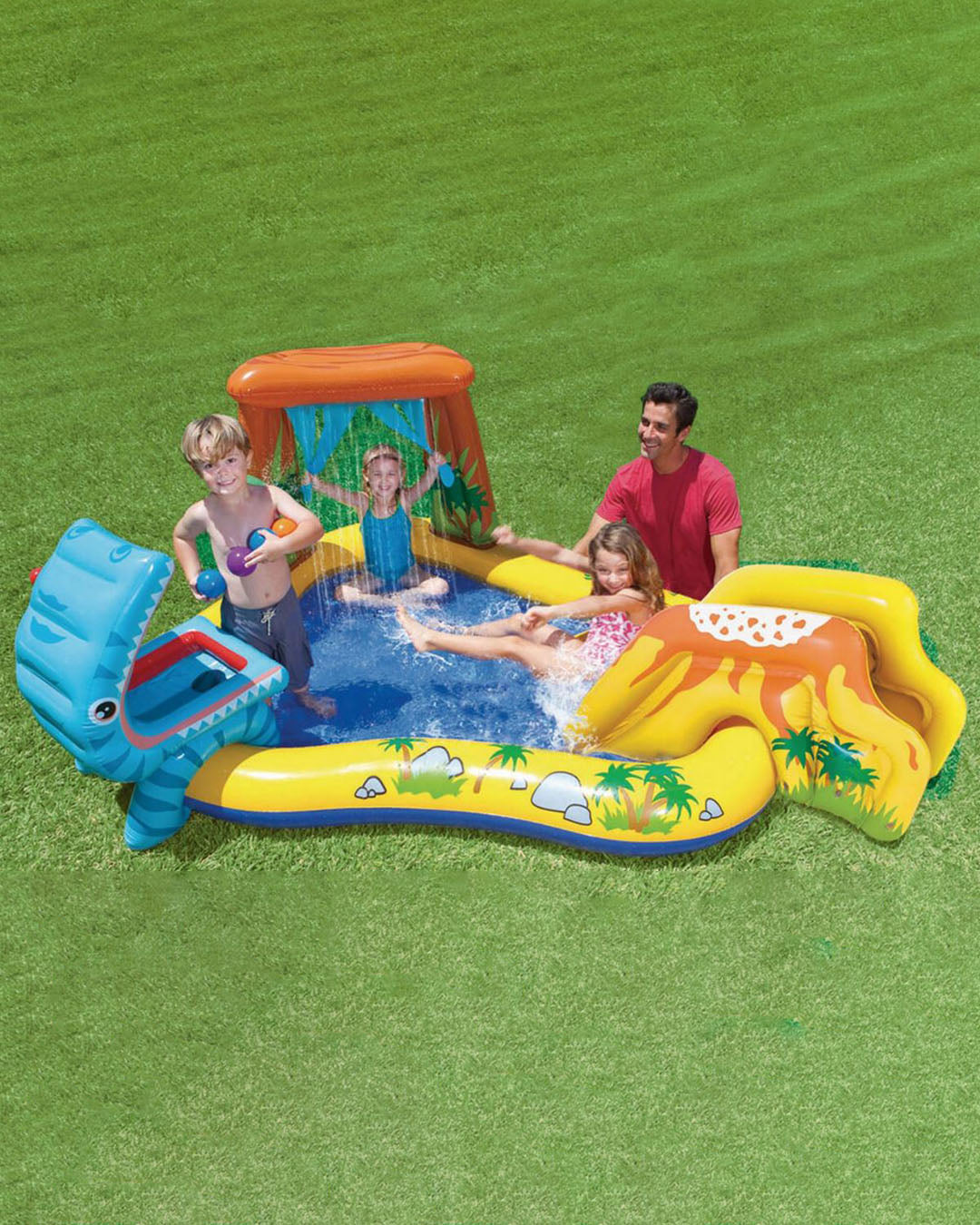 DINO PLAY POOL (8X6X3.5 INCH)