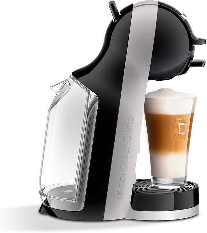 De'Longhi - Nescafe - Dolce Gusto - Mini Me Coffee Capsule Machine by DeLonghi - Grey & Piano Black - EDG155.BG