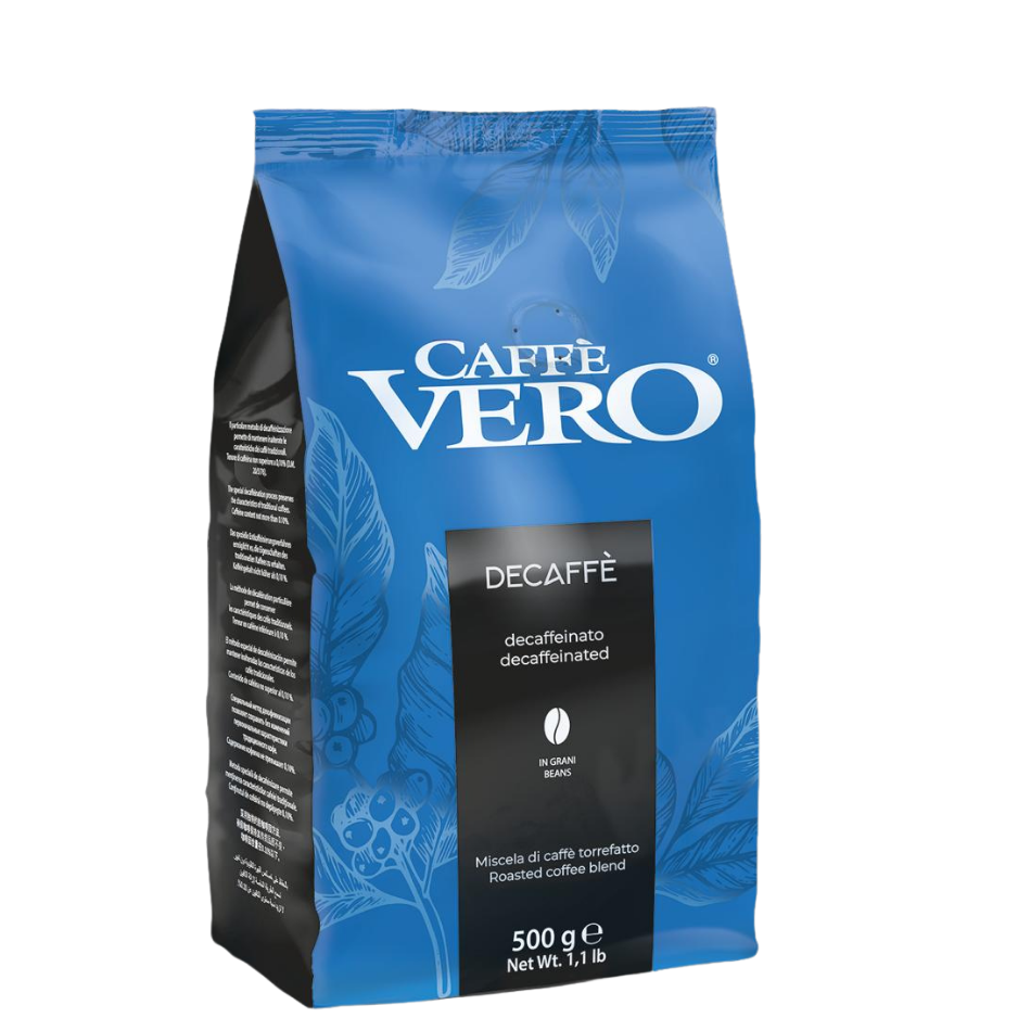 Caffe Vero – Coffee Beans – Decaffe – 500g (0.5kg)