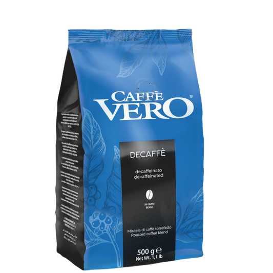 Caffe Vero – Coffee Beans – Decaffe – 500g (0.5kg)