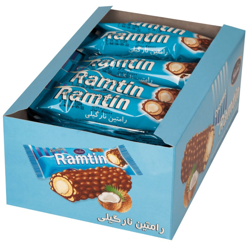Shoniz - Ramtin - Chocolate Coated Bar with Filled Coconut Cream -  Chocolate Bar (Imported)