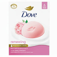 Dove Soap - Renewing Beauty Bar - Peony & Rose Oil All Skin - 106g - 6 Pack