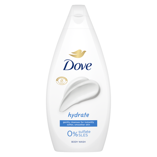Dove - Hydrate - Body Wash - For Softer, Smoother Skin - 0% Sulfate - 450ml