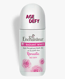 Enchanteur - Radiant White - Age Defy- Anti Perspirant - Roll On – Romantic - 50ml