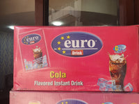 Euro Drink - Instant Powdered Drink - 5 Flavors Available - 24x24x9 gm sachets