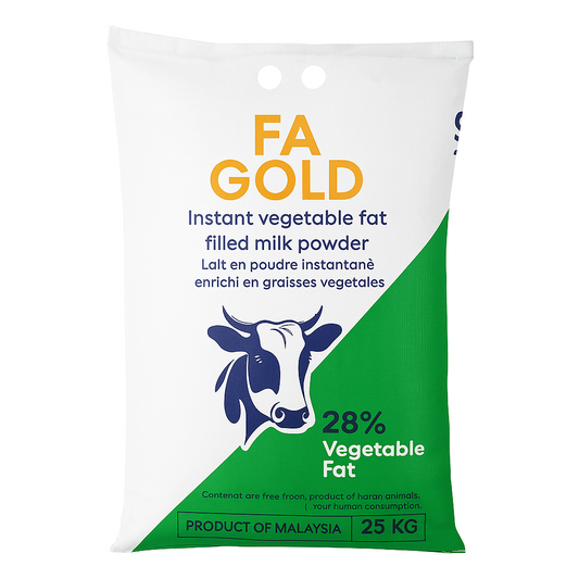 FA Gold - Instant Fat Filled Milk Powder - 31.4% Fat 11.2% Protein - 25 KG