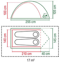 Coleman - Darwin 2 Person Tent