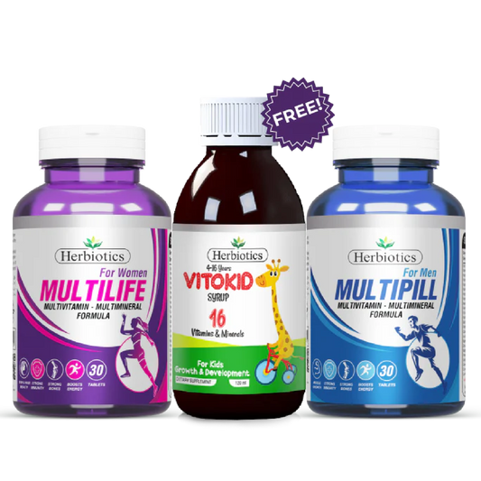 Herbiotics - Kids Multivitamin Bundle - Bundle - Set - Child Nutrition